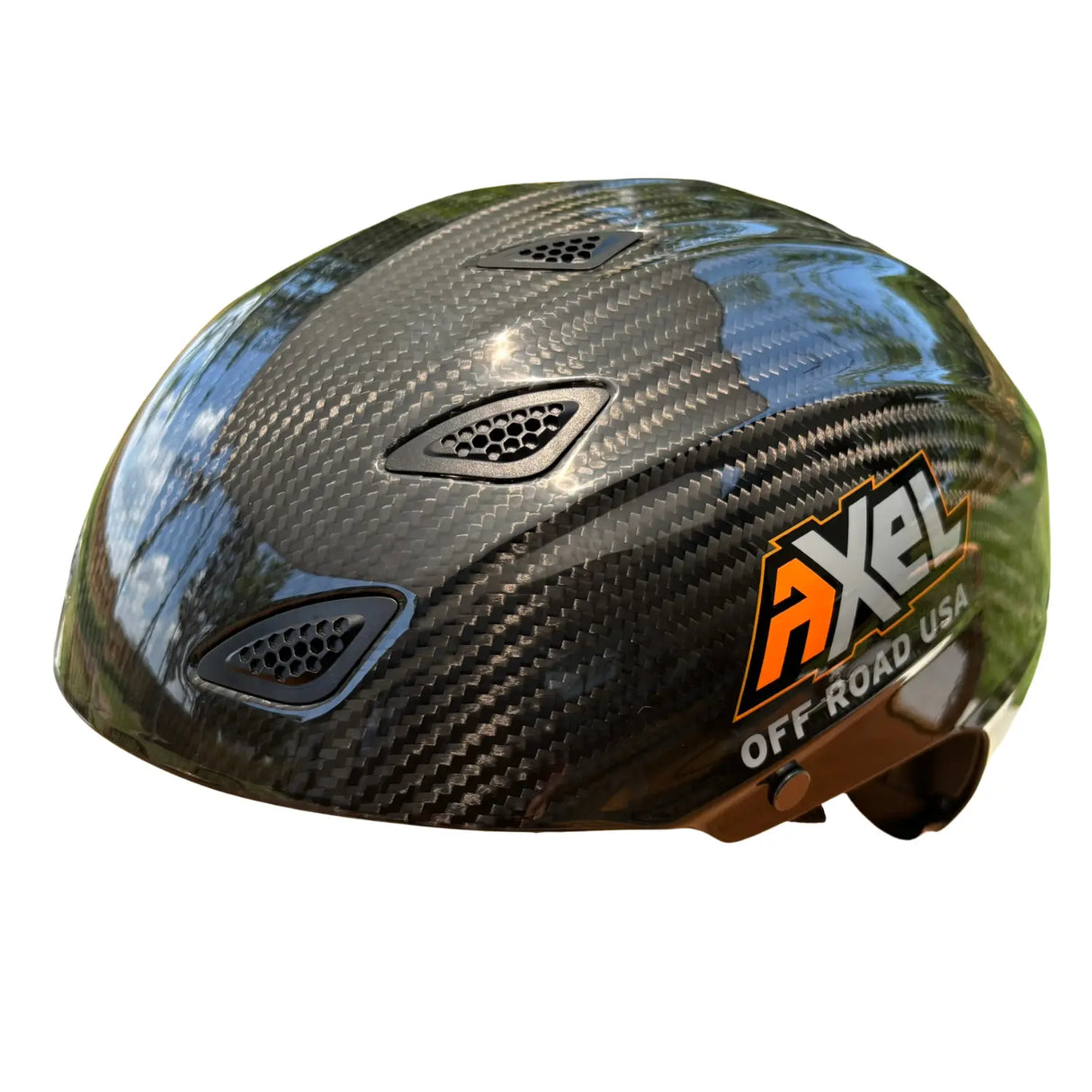 Axel Off Road Special Edition Carbon Fiber GRIT D.O.T. Helmet