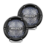 Rigid 360-Series 4" Led OE Off-Road Fog Light Diffused White Backlight | Pair