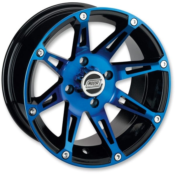 Moose Utility 387 X Blue Wheel