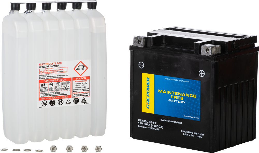 Fire Power Maintenance Free Sealed Battery CTX30L-BS
