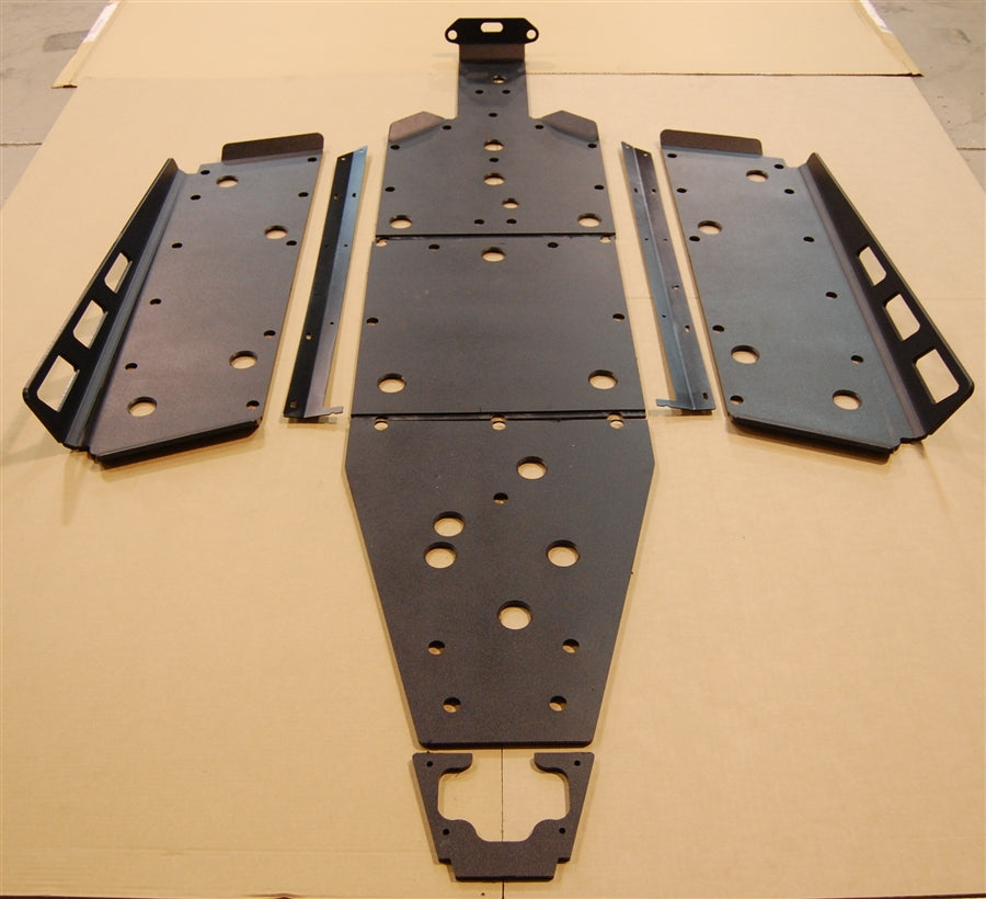Trail Armor Polaris RZR S 900/S 1000 Full Skid Plates w/ Nerfs Slider or Trimmed