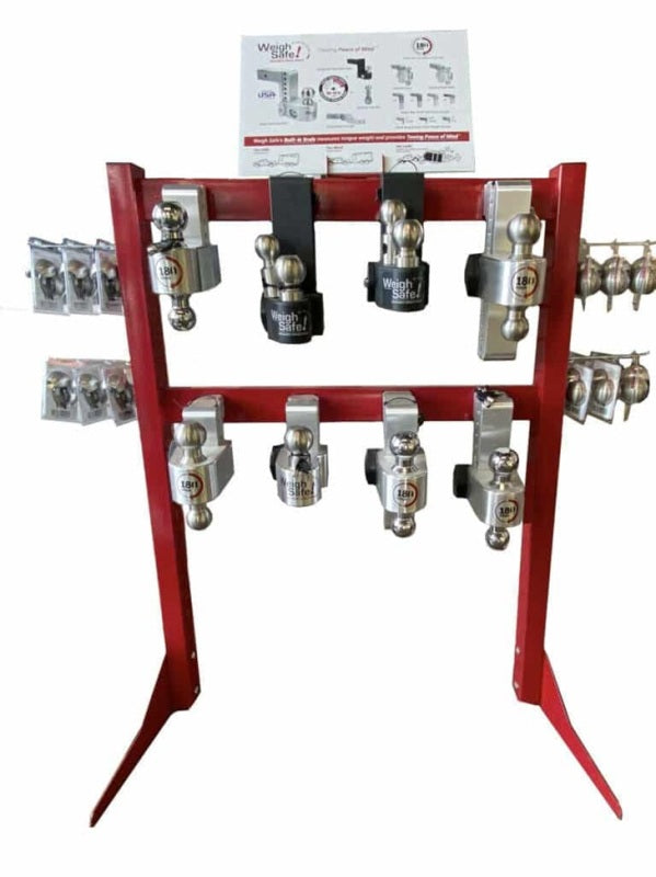 Weigh Safe Large POP Display Stand - Red - WSPOP-XL