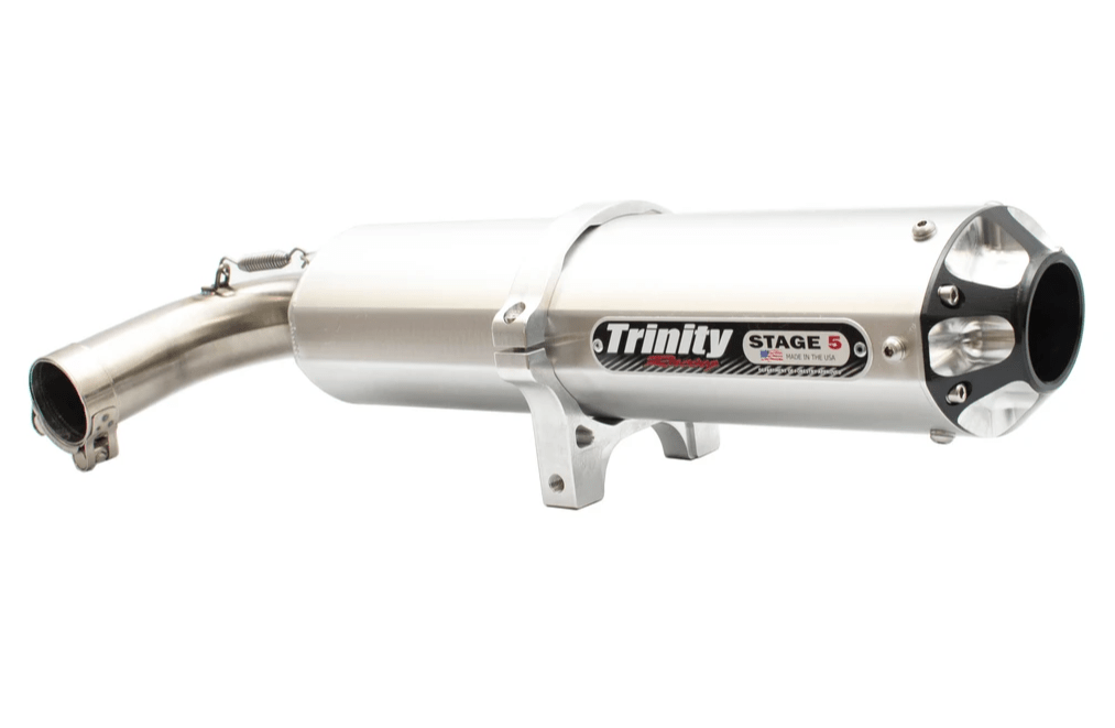 Trinity Racing Yamaha YXZ1000R Brushed Aluminum Slip On Exhaust