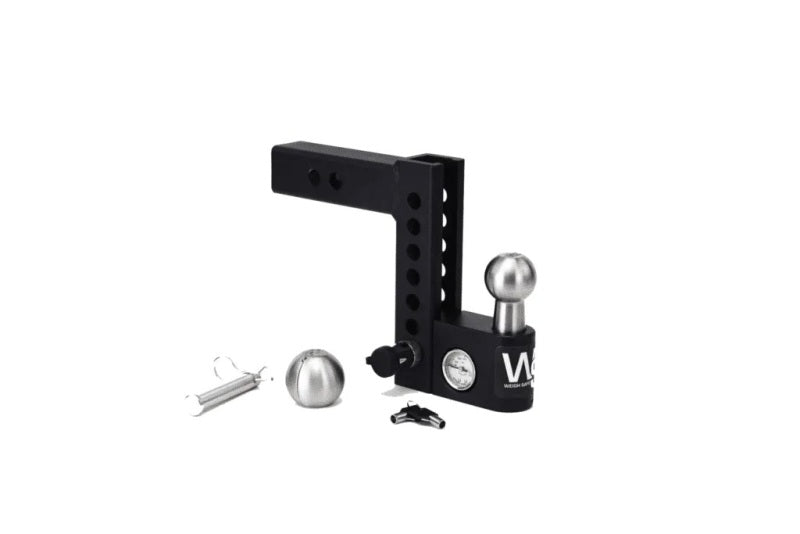 Weigh Safe Aero Hitch 10in Drop Hitch & 2in Shank (10K/12.5K GTWR) - Steel - AWS10-2