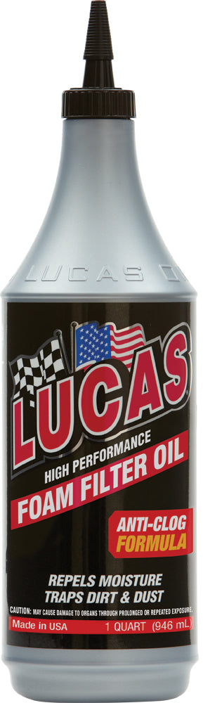 Lucas Oil Foam Filter Oil