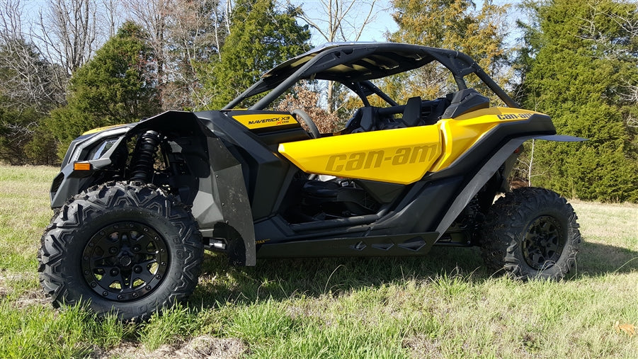 Trail Armor Can Am Maverick X3 Turbo Smart Shox Full Skids w/ Integrated Slider Nerfs