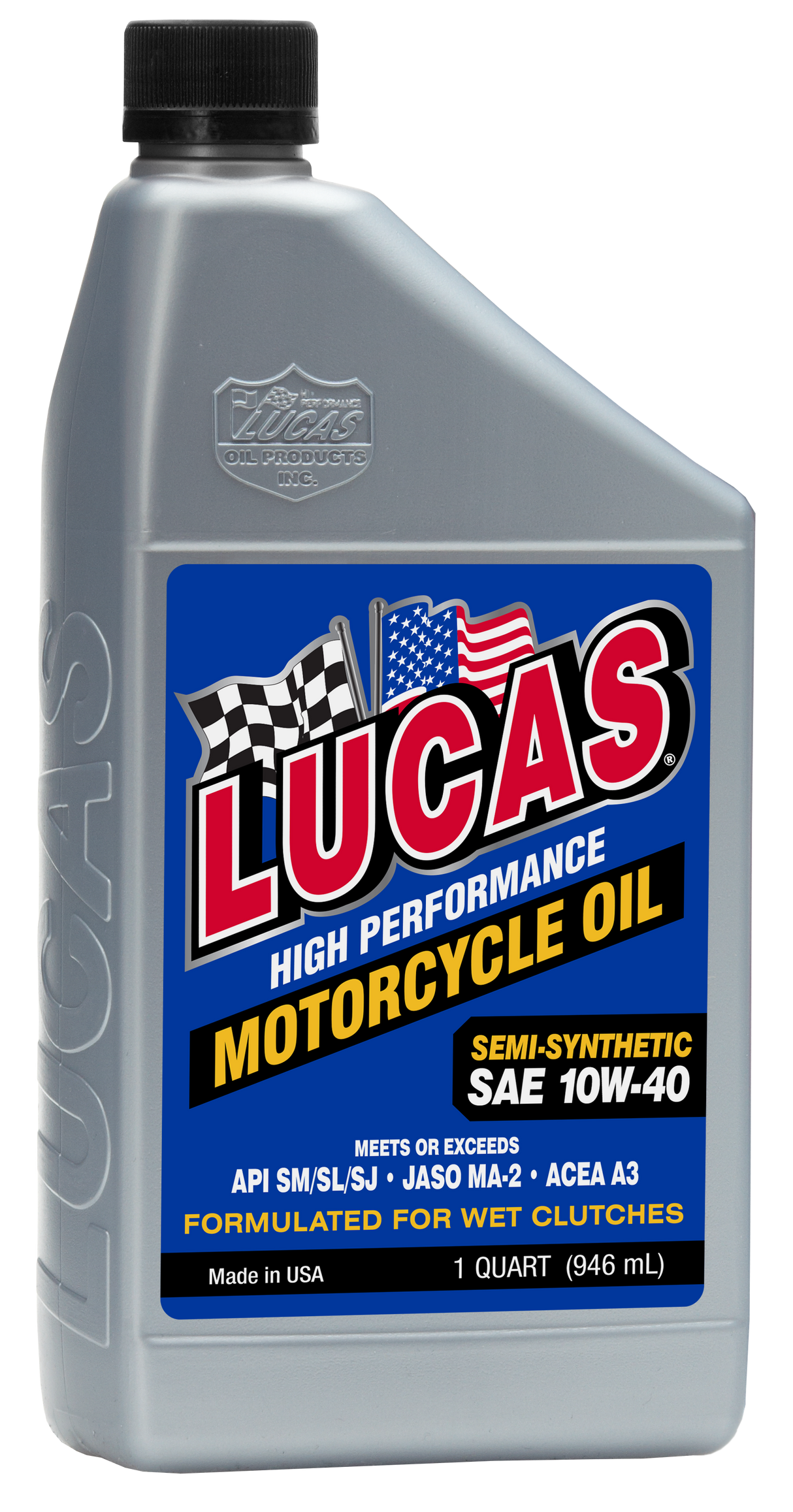 Lucas Oil Semi-Syn HP Oil 10w40 4t 1 Qt