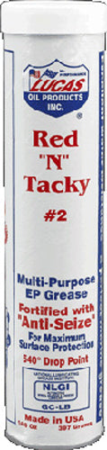 Lucas Oil Red 'n' Tacky #2 Grease Cart. 14.5 Oz