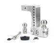 Weigh Safe 8in Drop Hitch w/Built-in Scale & 2.5in Shank (10K/18.5K GTWR) w/WS05 - Aluminum - WS8-2.5-KA