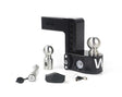 Weigh Safe 6in Drop Hitch w/Built-in Scale & 2.5in Shank (8K/18.5K GTWR) w/WS05 - Black Cerakote - WS6-2.5-KA-CER-BLA