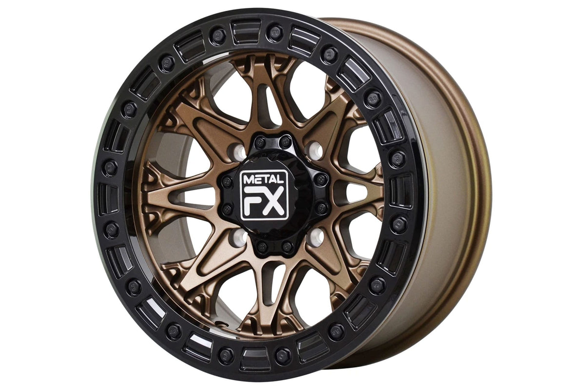 Metal Fx Rims MetalFX OffRoad Assassin 15X10 Beadlock Wheel - Bronze – Fueled UTV