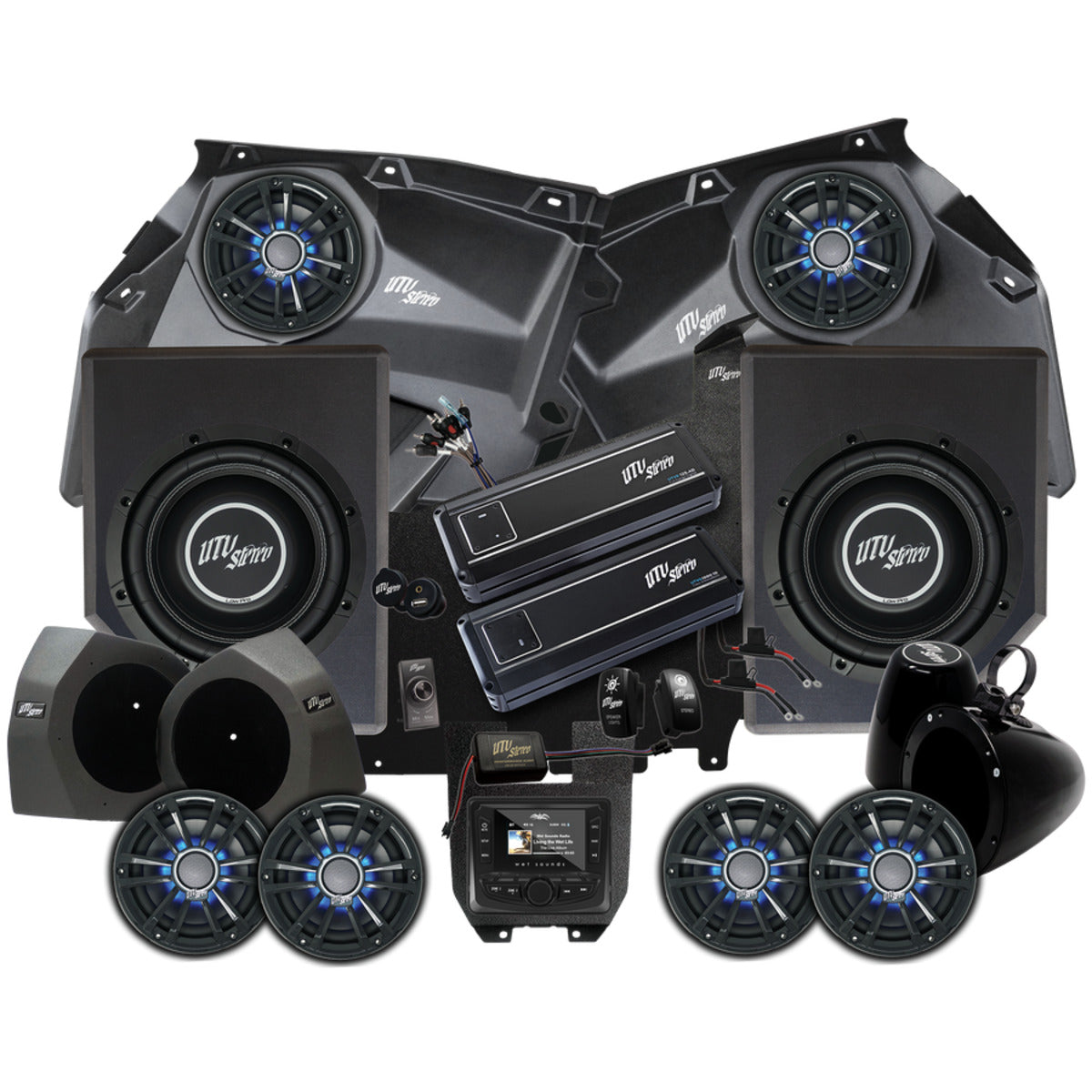 UTV Stereo Can-Am X3 Signature Series Stage 7 Stereo Kit