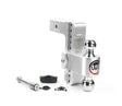 Weigh Safe 180 Hitch 8in Drop Hitch & 2.5in Shank (10K/18.5K GTWR) w/WS05 - Aluminum - CTB8-2.5-KA