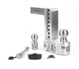 Weigh Safe 8in Drop Hitch w/Built-in Scale & 2in Shank (10K/12.5K GTWR) w/WS05 - Aluminum - WS8-2-KA