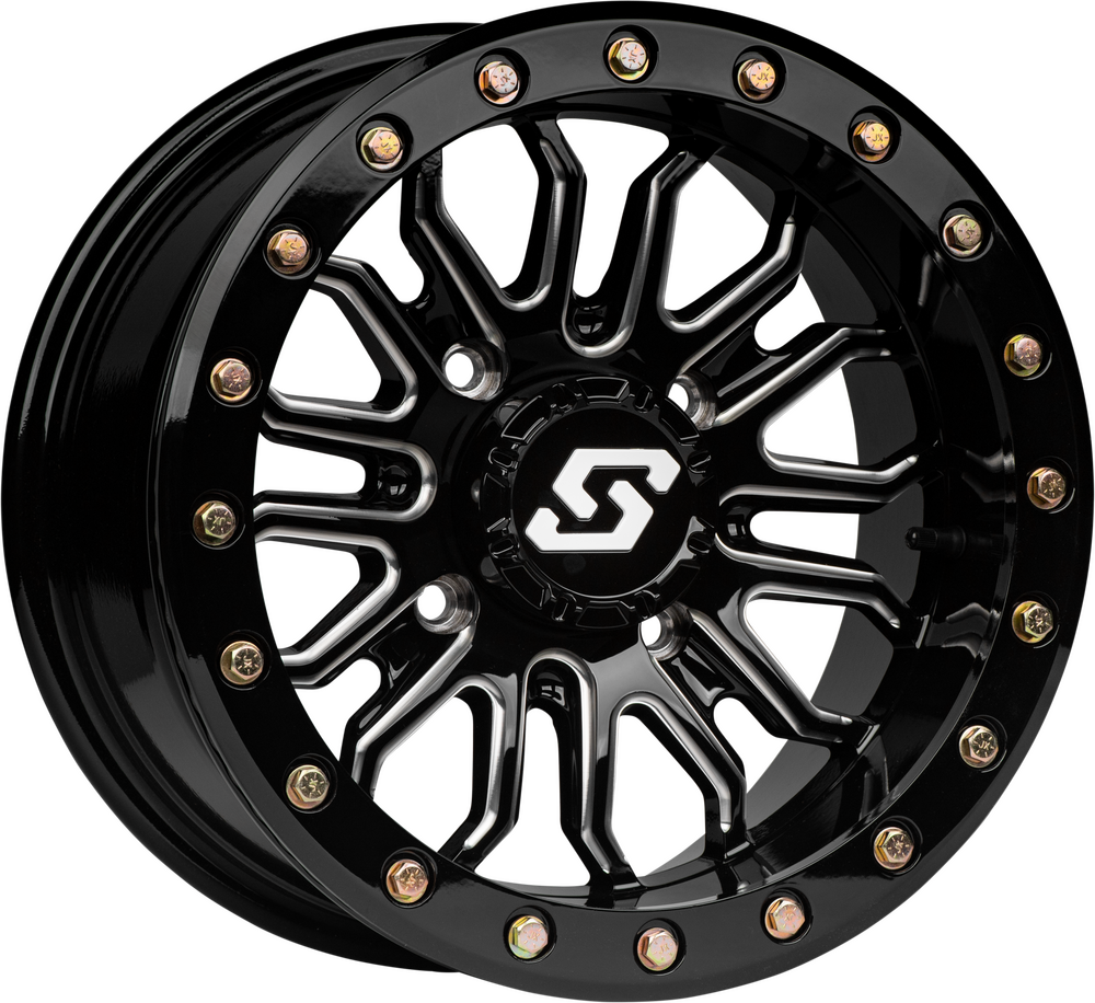 Sedona Onyx Beadlock Wheel - Black/Machined