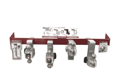 Weigh Safe End Cap POP Display Stand - Red - WSPOP-EC