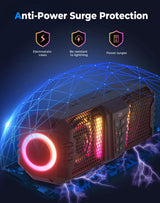 Kemimoto UTV Golf Cart Marine Boat Midnight 40 16'' RGB Bluetooth Sound Bar