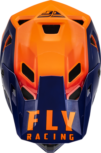 Fly Racing Rayce Helmet - Navy/Orange/Red