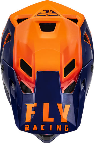 Fly Racing Rayce Youth Helmet - Navy/Orange/Red