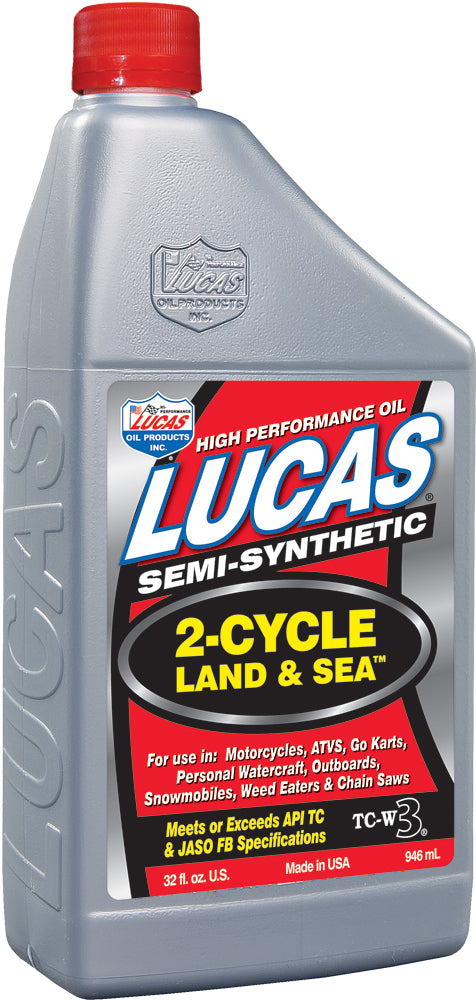 Lucas Oil Semi-Syn Land/sea Oil 2t 1 Qt