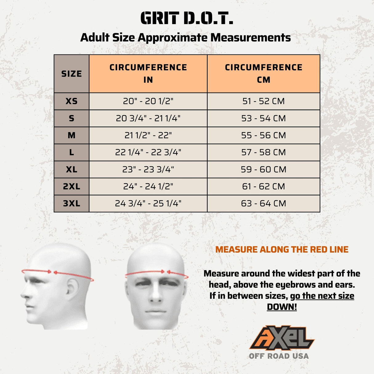Axel Off Road GRIT D.O.T. Helmet