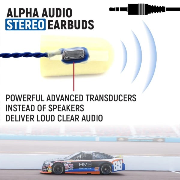 Rugged Radios AlphaBud Foam Earbud Speakers - Stereo