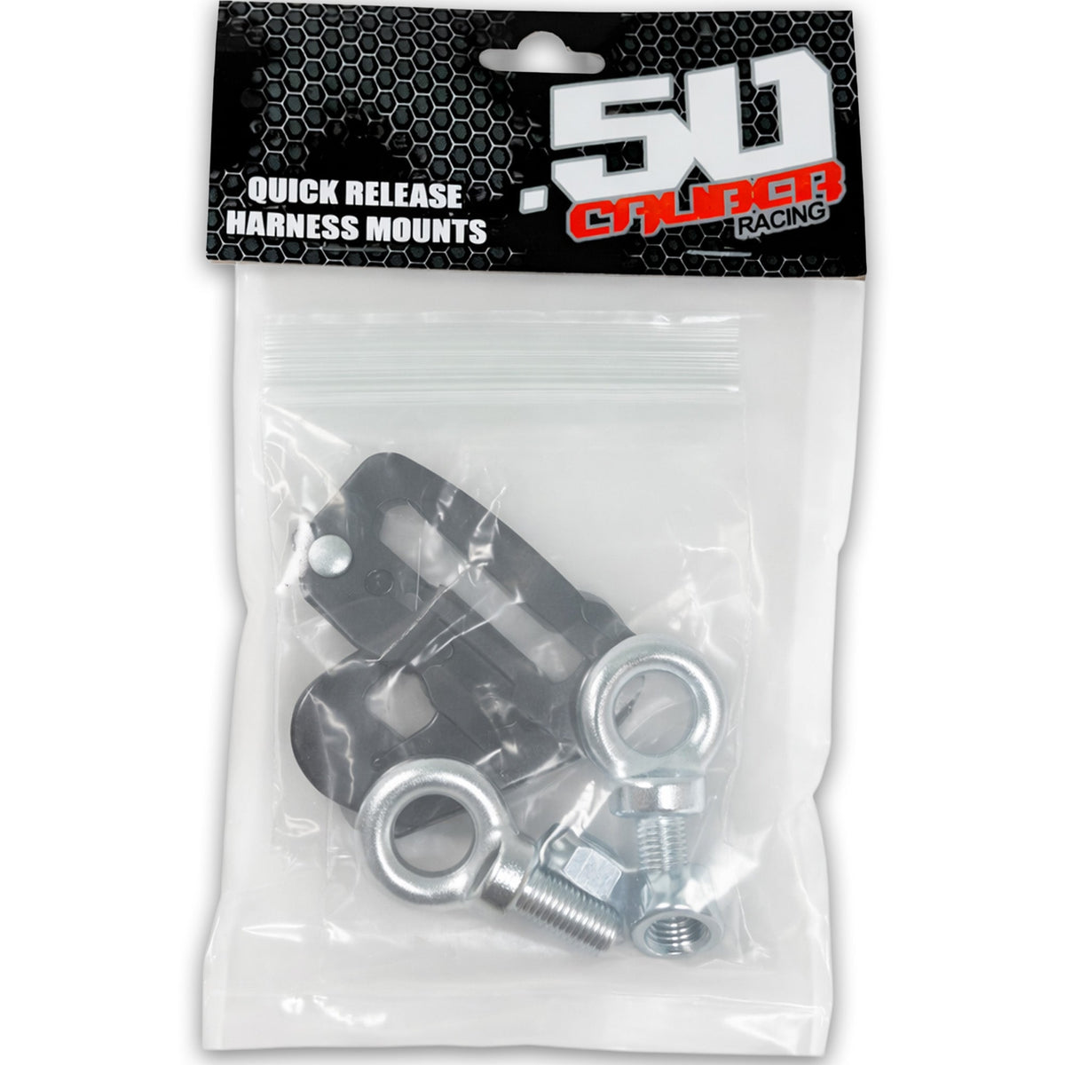 50 Cal Quick Release Racing Harness Mount for 4, 5, and 6 point seat belts