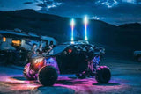 R1 Industries Remote 3' Wildcat Extreme LED Light Whips (Gen4 Pair)