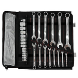 BoxoUSA 28-Piece SAE Tool Roll