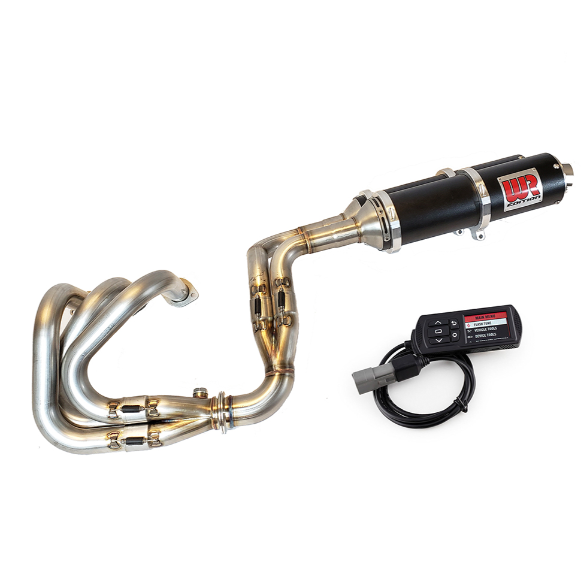 Weller Racing Yamaha YXZ1000R Full Dual Exhaust System with Loaded Power Vision - WR Edition