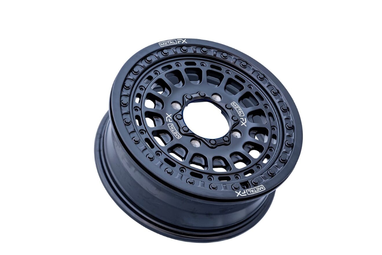 MetalFX OffRoad Hitman 15X6 Beadlock Wheel - Black