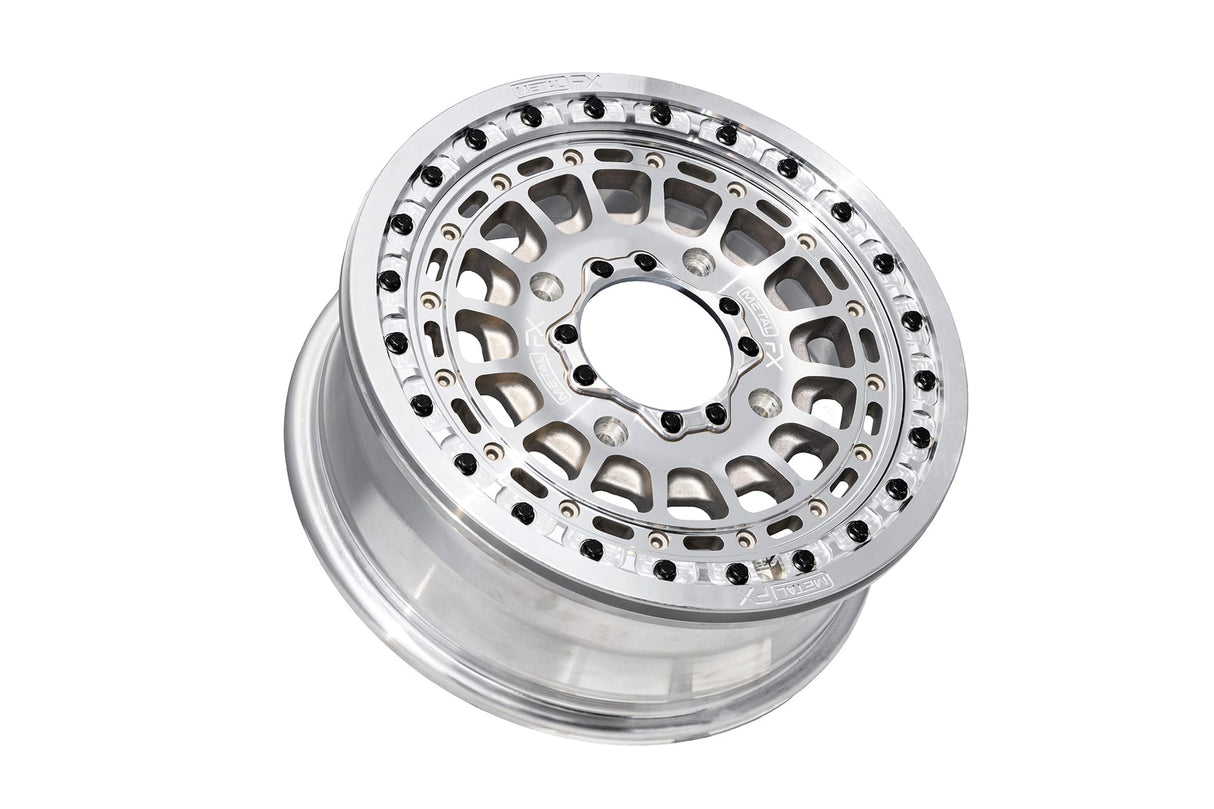 MetalFX OffRoad Hitman 15X6 Beadlock Wheel - Raw (OPEN BOX)