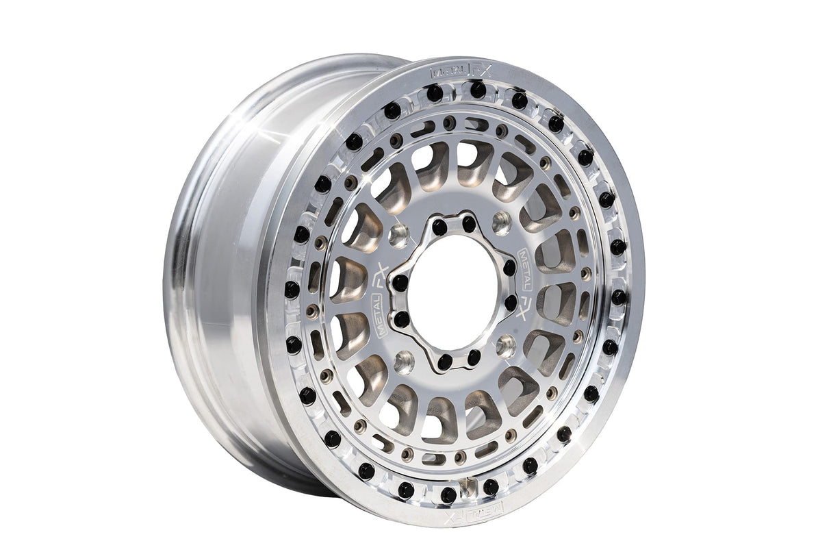 MetalFX OffRoad Hitman 15X6 Beadlock Wheel - Raw