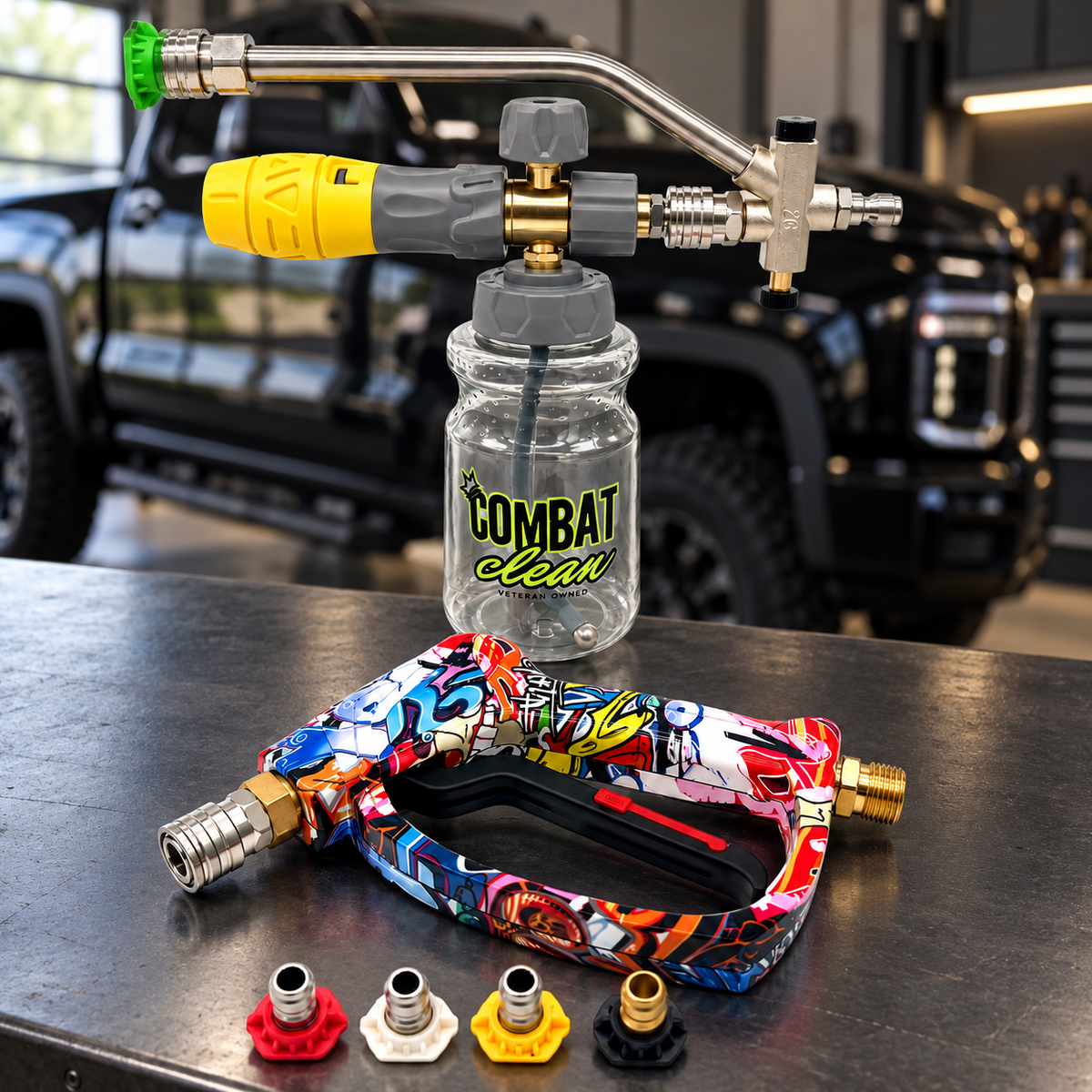 Combat Clean Foam Cannon / Gangster Grip Set