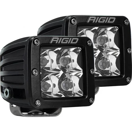 Rigid D-Series PRO Spot Surface Mount Black 2 Lights