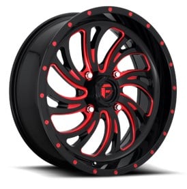 Fuel Kompressor D642 Gloss Black W/ Candy Red