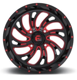 Fuel Kompressor D642 Gloss Black W/ Candy Red