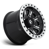 Fuel Hardline D910 Beadlock Gloss Black Milled