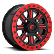 Fuel Hardline D911 Beadlock Gloss Black Candy Red