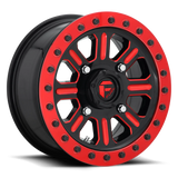 Fuel Hardline D911 Beadlock Gloss Black Candy Red