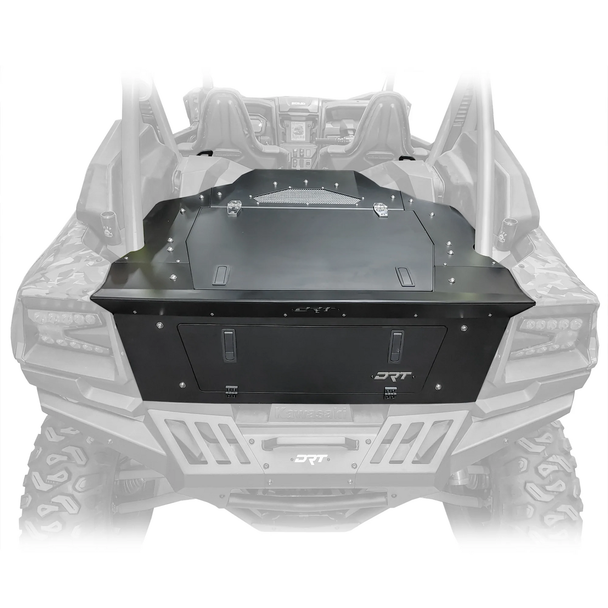 DRT Kawasaki KRX 1000 HD Aluminum Storage Trunk Enclosure