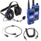 Rugged Radios Bundle - DUAL RADIO Spotter Headset Kit