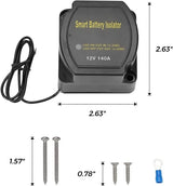 Kemimoto UTV/ATV Dual Battery Isolator Kit 12V 140AMP