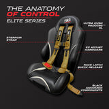 50 Cal 2" & 3" 4 point Harness - Elite Series Race Latch "EZ" Adjust Racing Harness