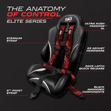 50 Cal 2" & 3" 4 point Harness - Elite Series Race Latch "EZ" Adjust Racing Harness