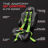 50 Cal 2" & 3" 4 point Harness - Elite Series Race Latch "EZ" Adjust Racing Harness
