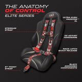 50 Cal 2" & 3" 4 point Harness - Elite Series Race Latch "EZ" Adjust Racing Harness