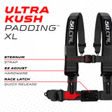 50 Cal 2" & 3" 4 point Harness - Elite Series Race Latch "EZ" Adjust Racing Harness