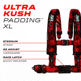 50 Cal 2" & 3" 4 point Harness - Elite Series Race Latch "EZ" Adjust Racing Harness