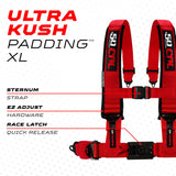 50 Cal 2" & 3" 4 point Harness - Elite Series Race Latch "EZ" Adjust Racing Harness
